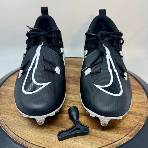 Nike Men's Alpha Menace Detachable 12.5 Wide Football Cleats Black DR5662-001 - Picture 9 of 10